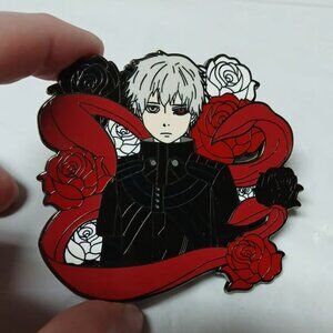 Tokyo Ghoul Ken Kaneki Enamel Pin by Mango Mousse Large Size! Anime Manga